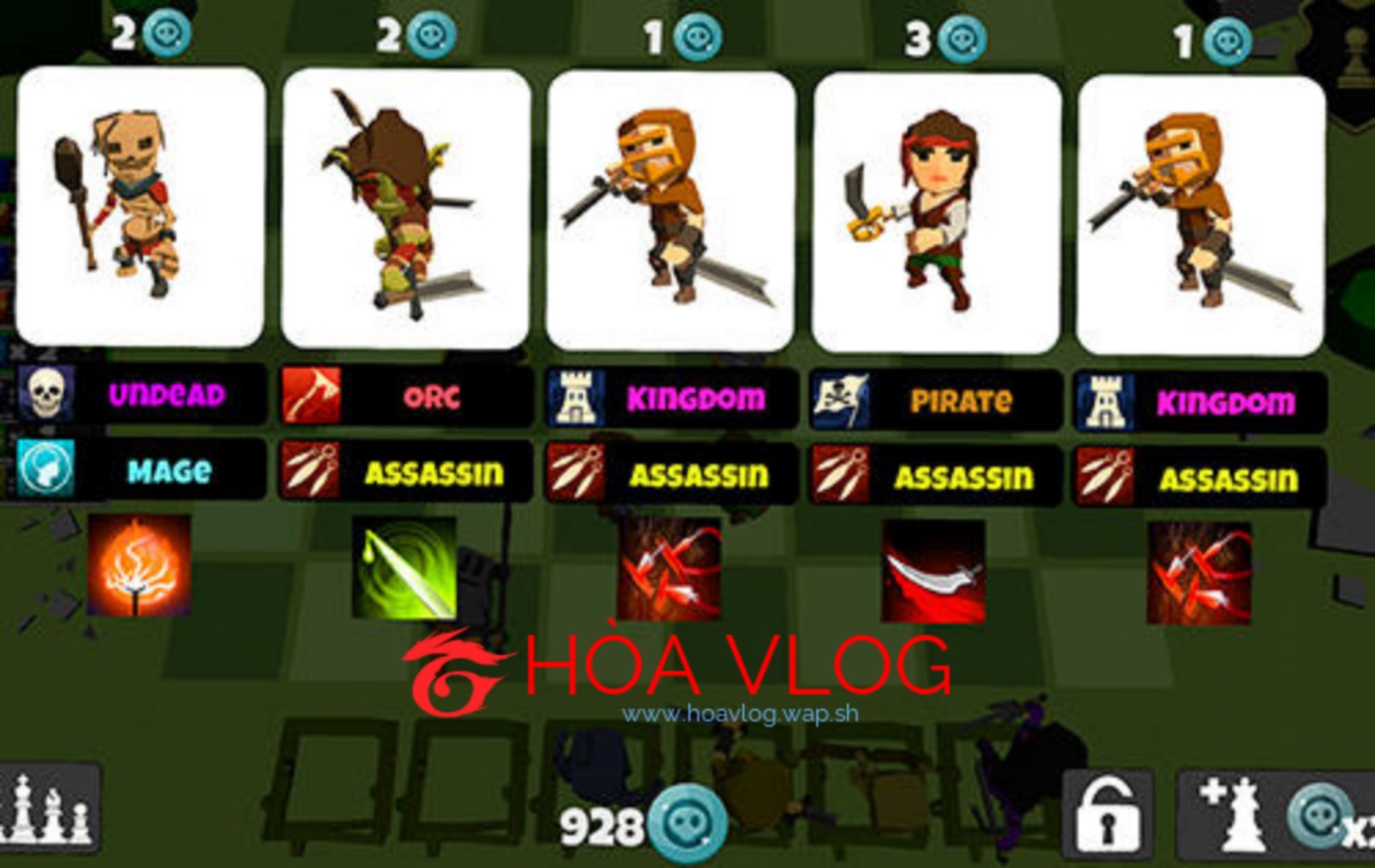 HoaVlog - Tải Heroes Auto Chess mod vàng – Game offline RPG Tiếng Việt cho Android