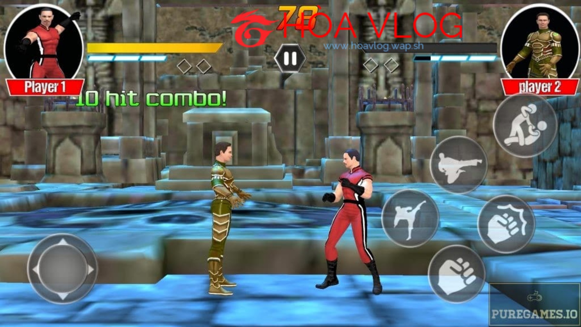 HoaVlog - Tải Game Real Superhero Kung Fu Fight Champion mod vàng cho Android