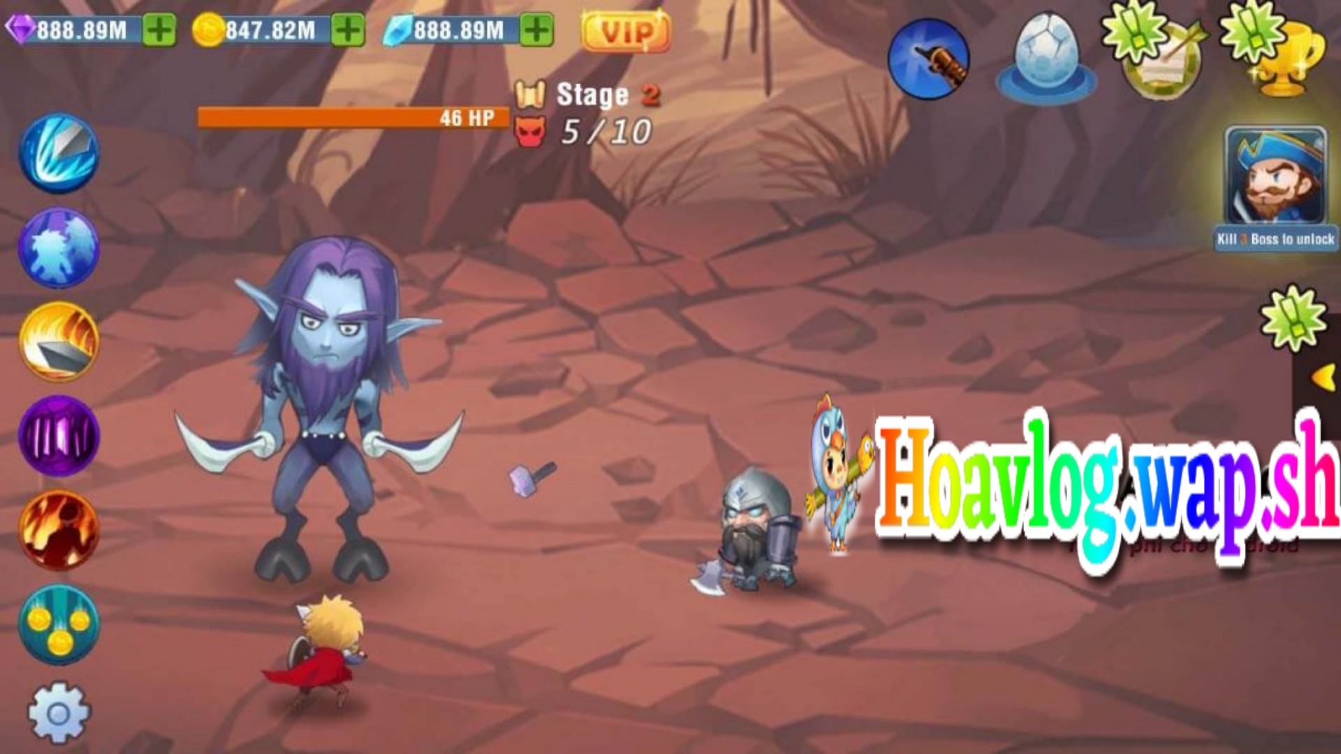 HoaVlog - Game Tap Legend mod kim cương – Game huyền thoại offline RPG cho Android