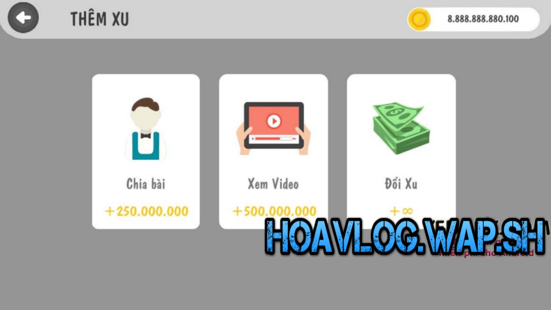 HoaVlog - Game Tiến Lên Miền Nam Offline hack Tiền – Tiến Lên Xô Viết cho Android