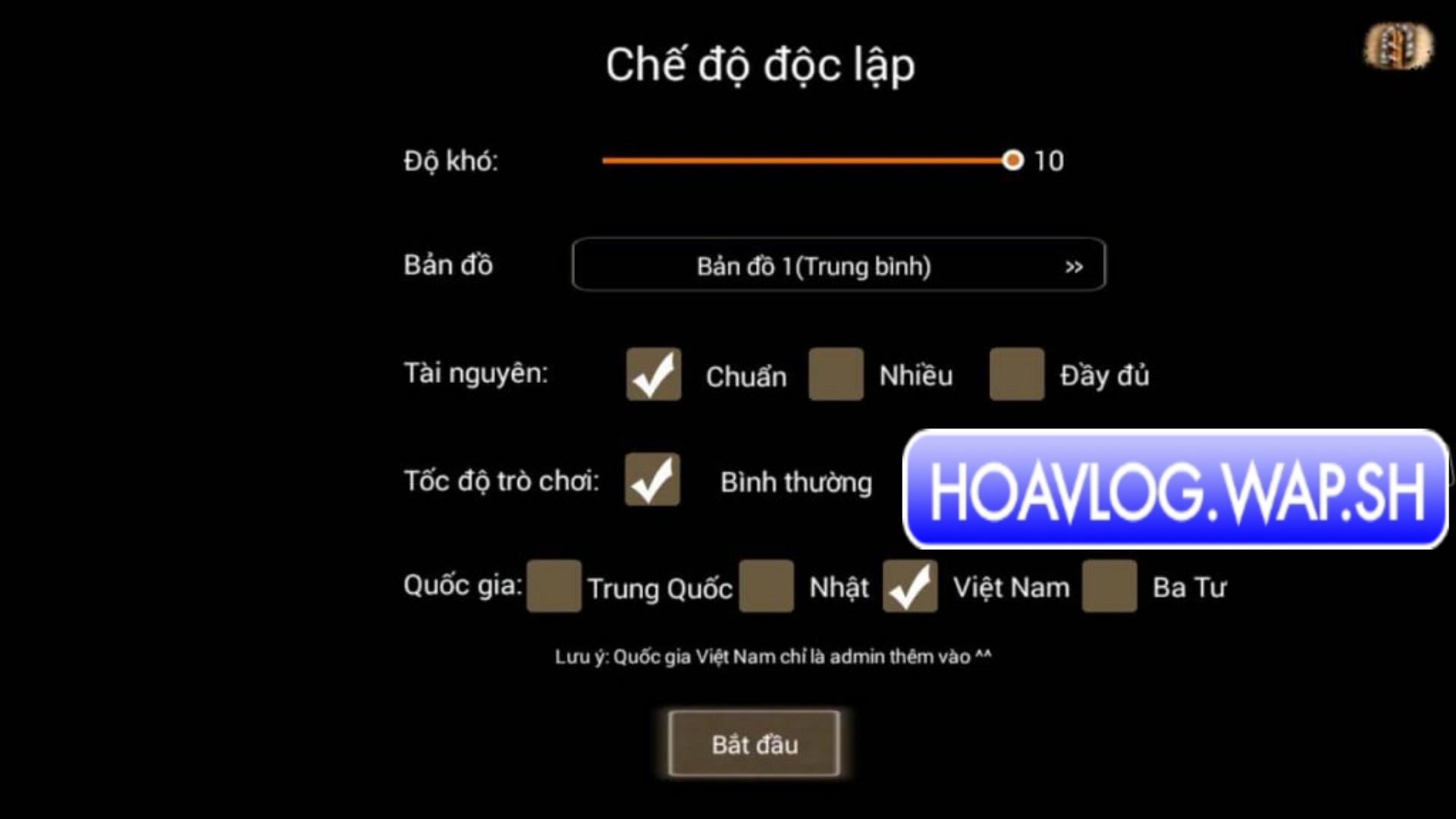 HoaVlog - Đế Chế Mobile việt hoá Offline - Game Đế Chế Giống PC cho Android