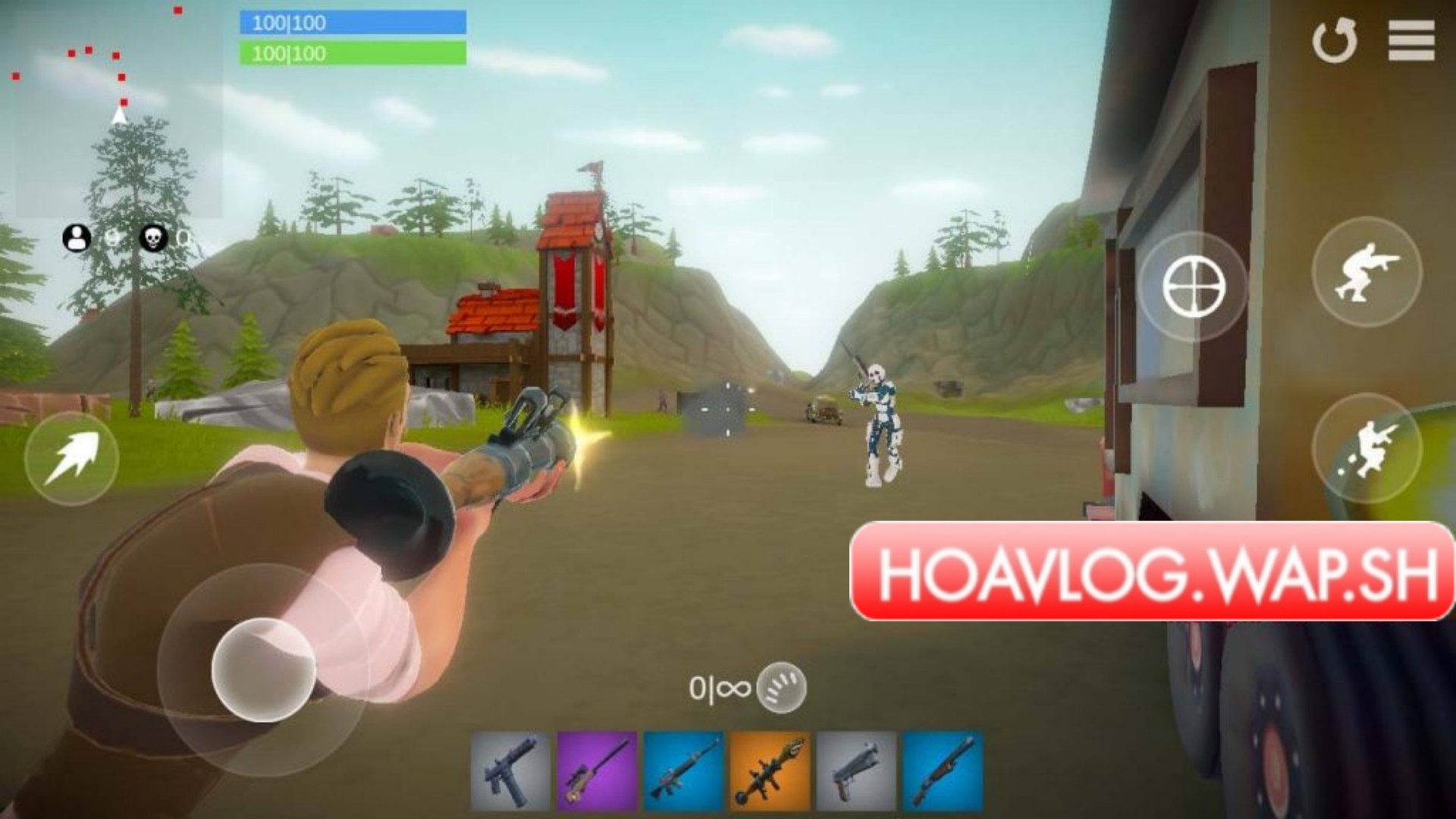 HoaVlog - Fortnite Lite Offline Hack : Game Bắn Súng sinh tồn offline hay nhất 2020