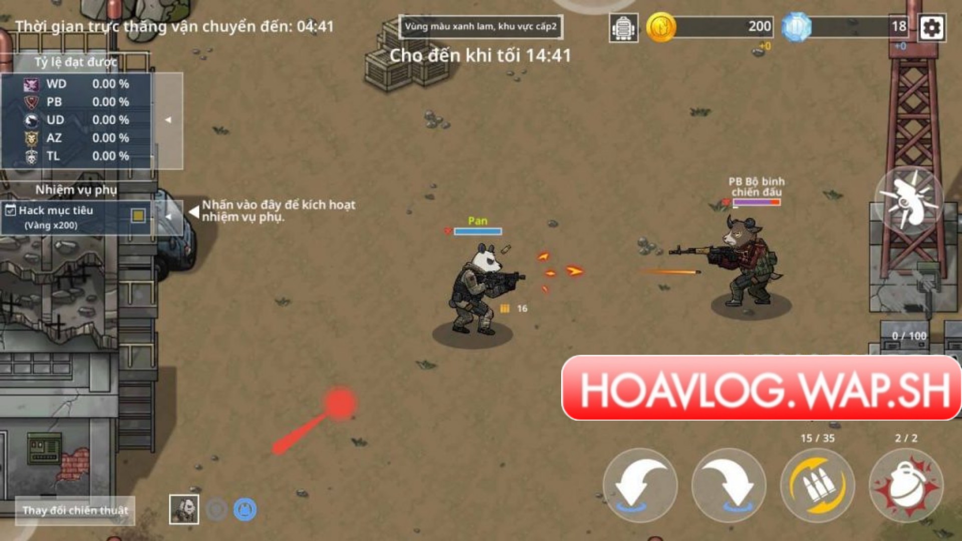 HoaVlog - Game BAD 2 BAD Hack : Game bắn Zoombie Tiếng Việt Hack Tiền