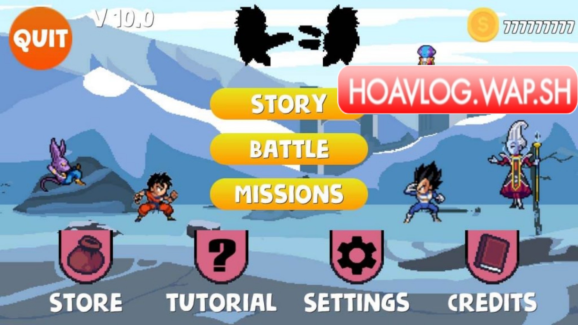 HoaVlog - Power Fighters Warrior Hack : Game Đối Kháng Siêu Saiyan Hack Tiền