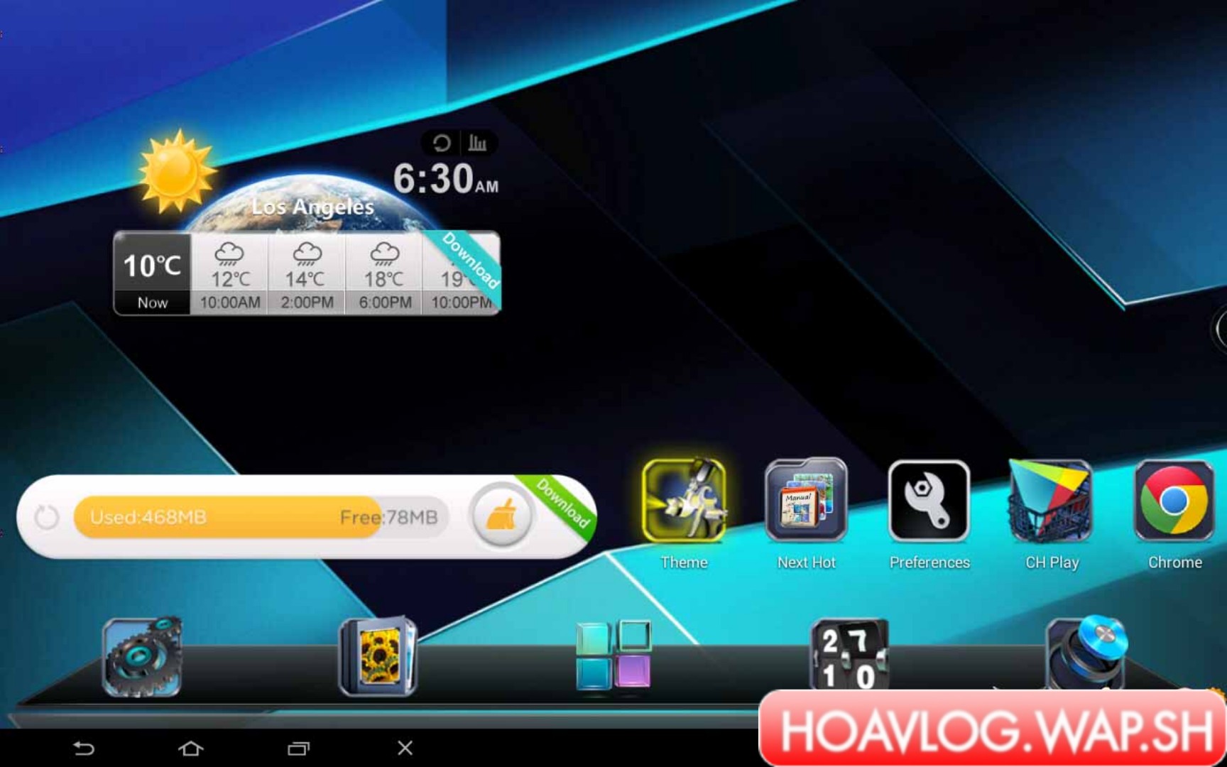 ứng Dụng Next Launcher 3d Shell Giao Diện 3d Cực đẹp Cho Android Hoavlog